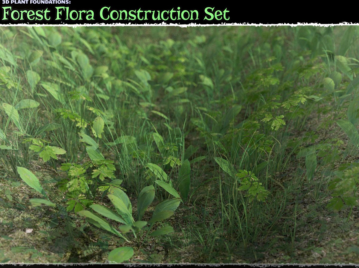 Plant Foundations: Forest Flora Construction Set
