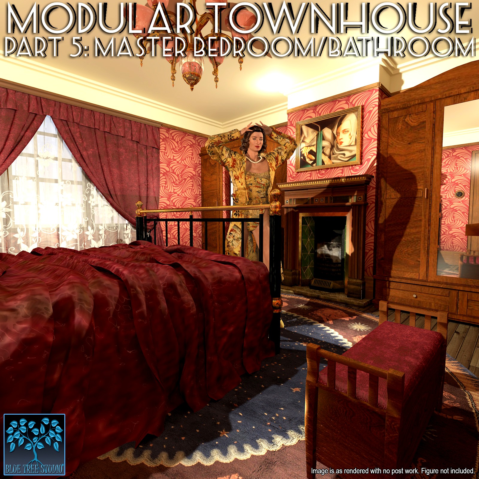 Modular Townhouse 5: Master Bedroom for Poser