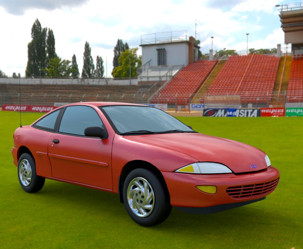 Chevy Cavalier 1998 for 3ds and obj - Extended License
