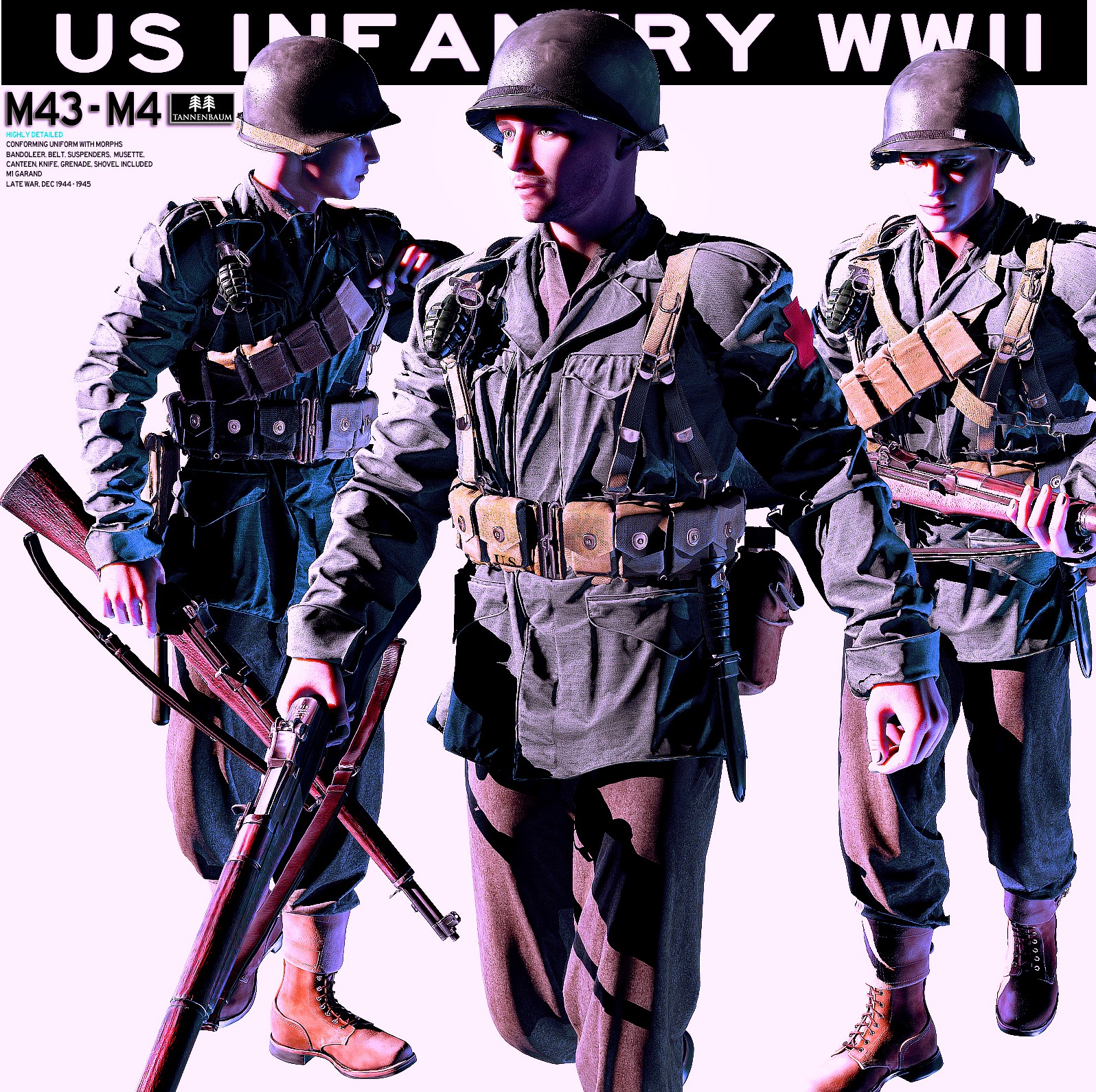 US Infantry WWII M43