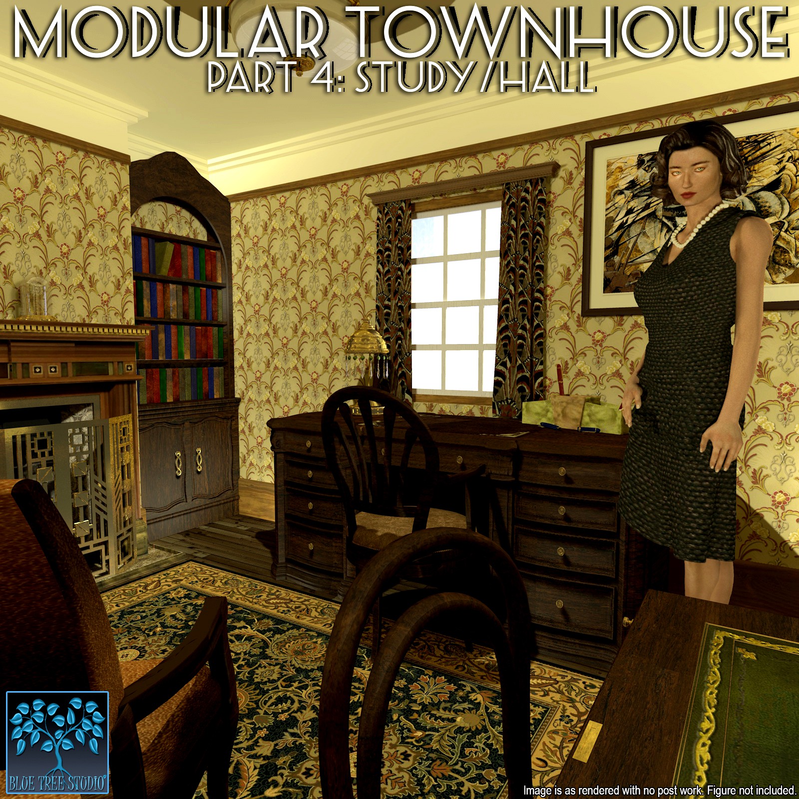 Modular Townhouse 4: The Study for Poser