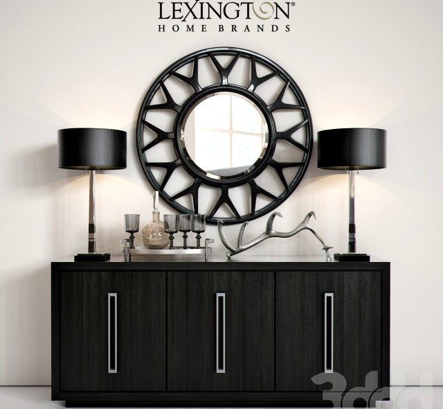 Lexington Targa Buffet &amp; Esprit Round Mirror