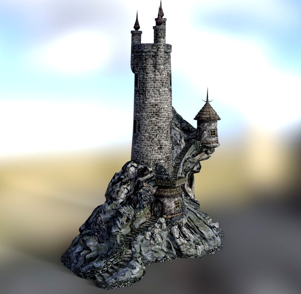 Wizard`s Tower for DAZ Studio