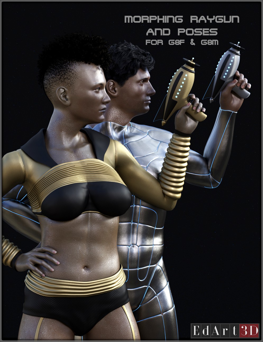 Morphing SciFi RayGun for G8F and G8M