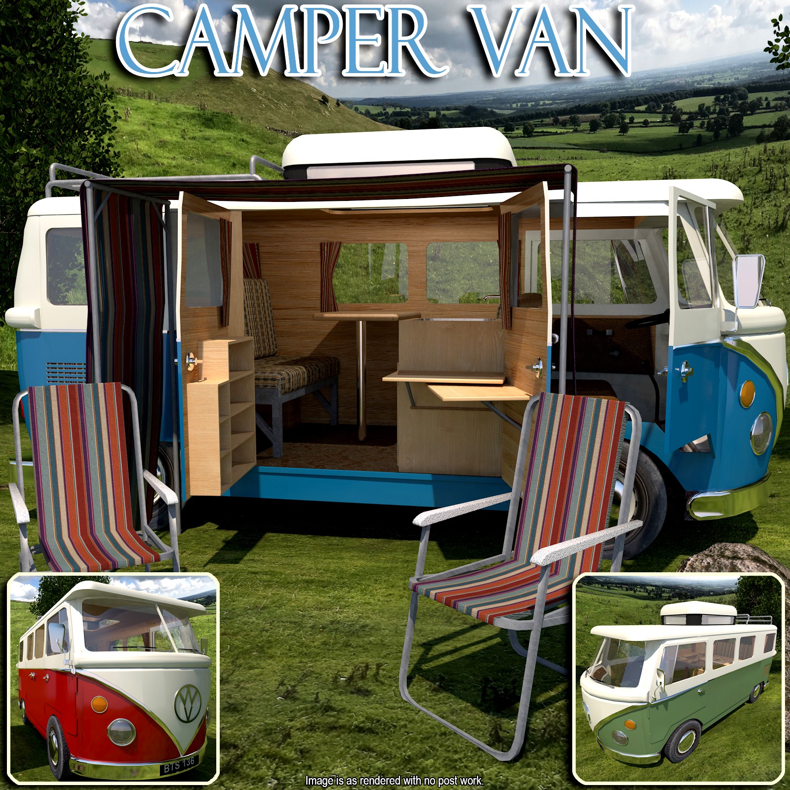 Camper Van for Poser