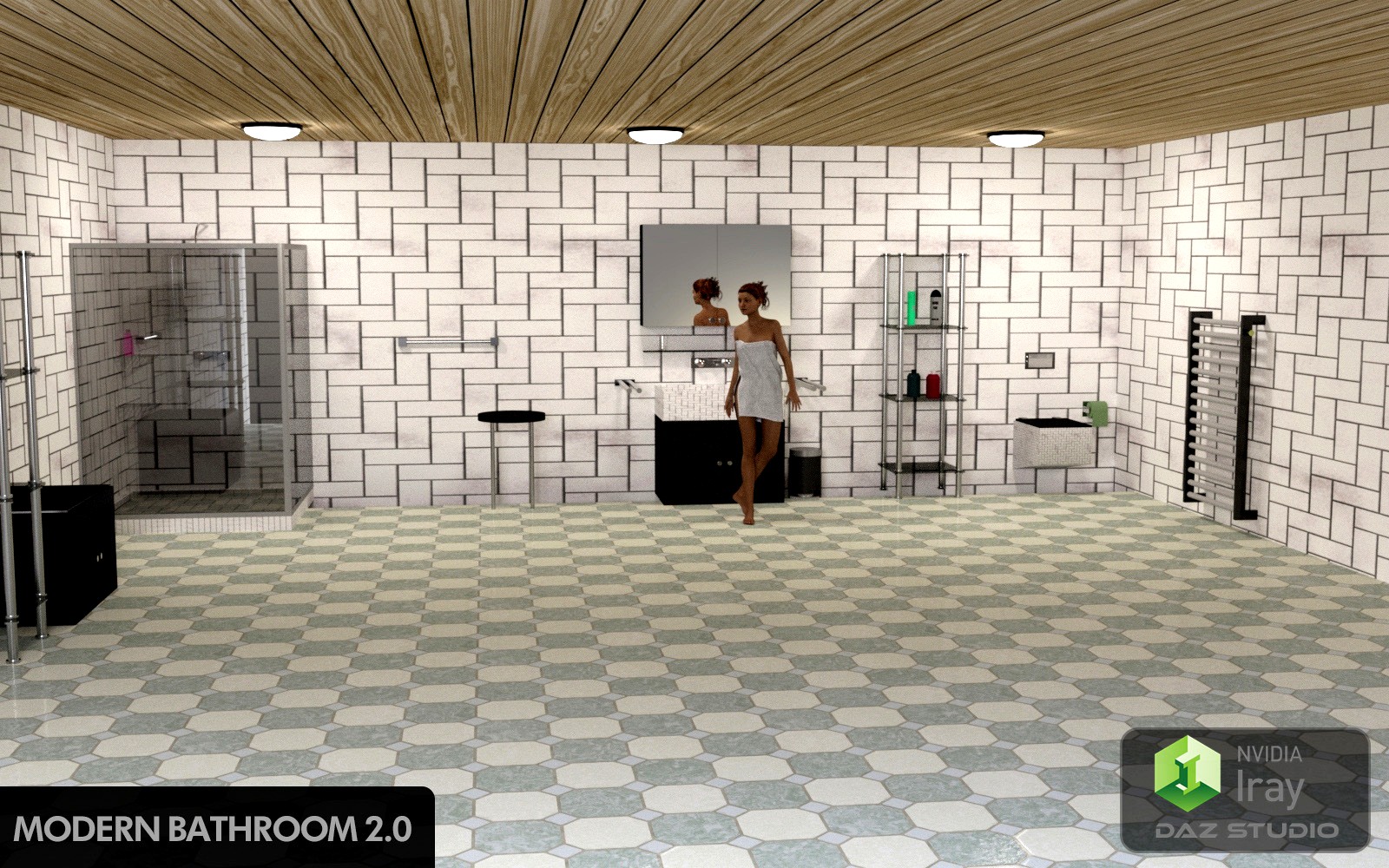 Modern Bathroom 2.0 for Daz Studio