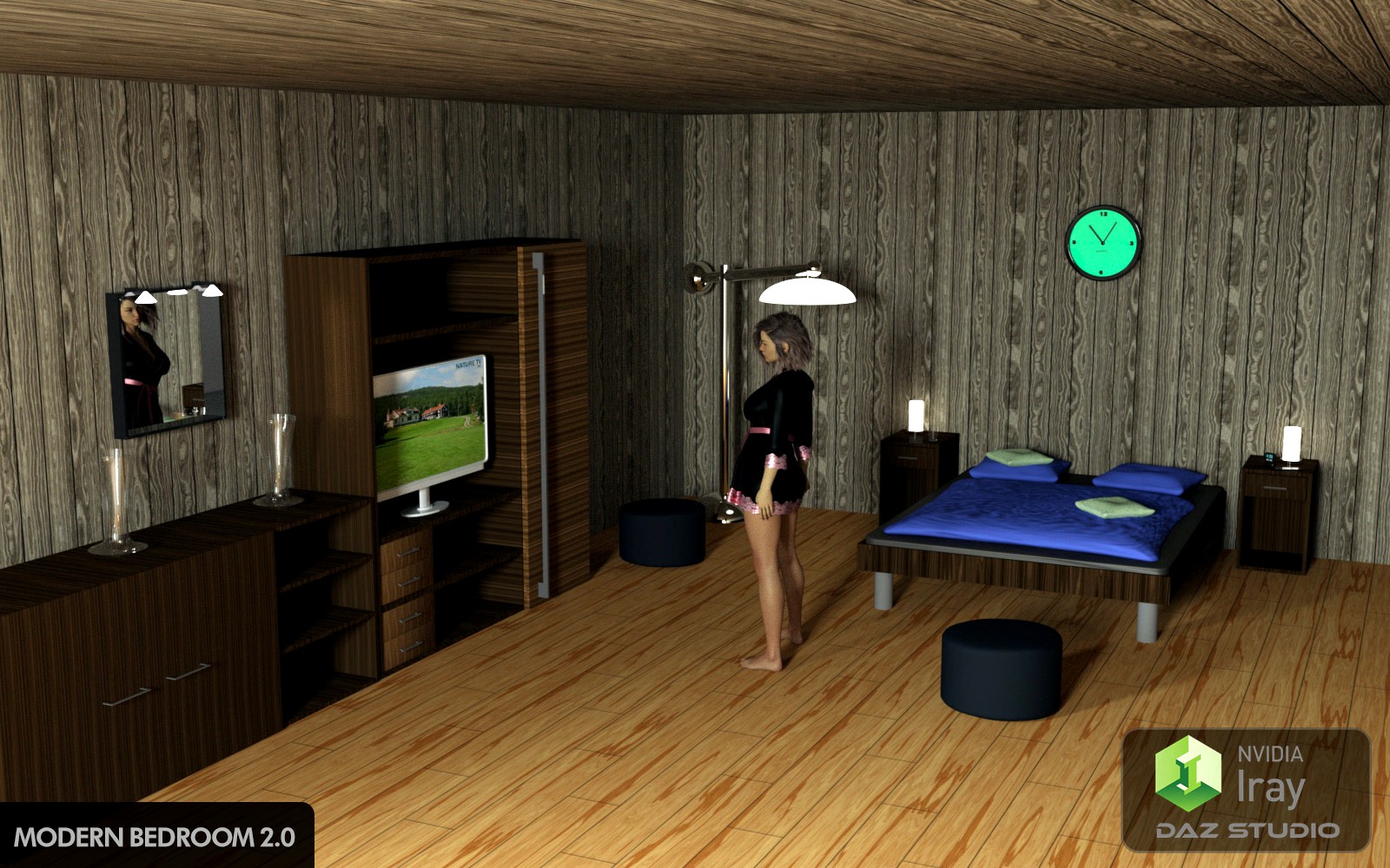Modern Bedroom 2.0 for Daz Studio