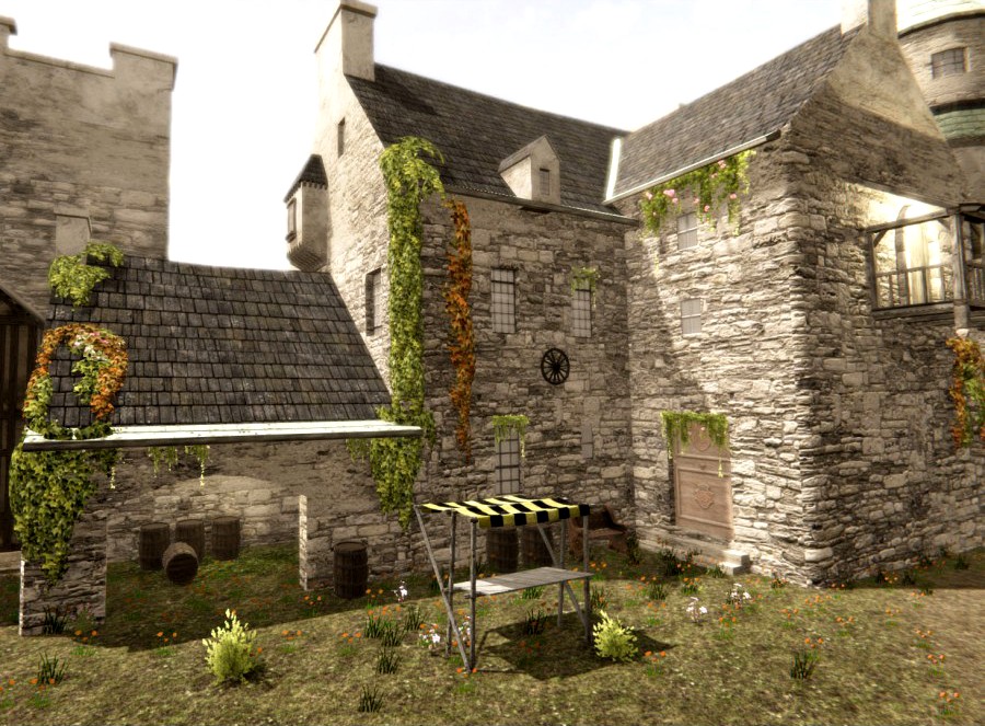 Medieval Castle Village - Extended License