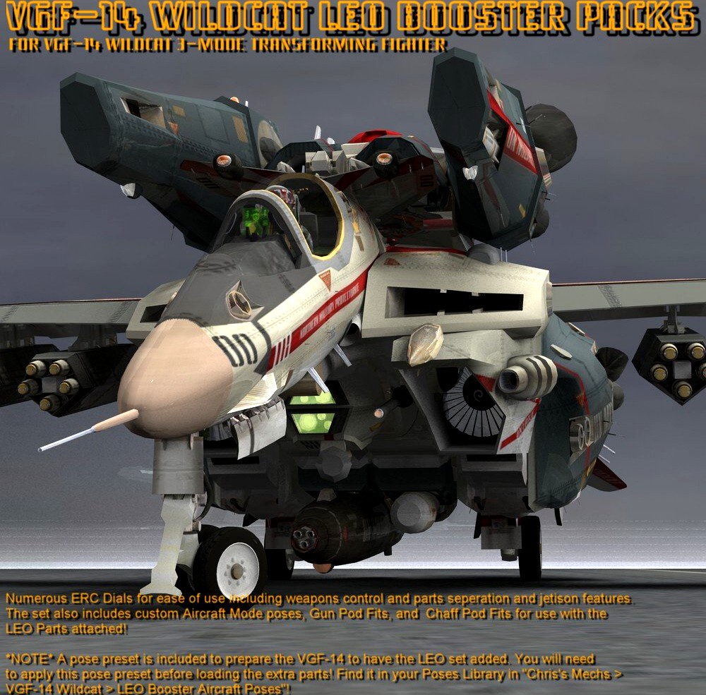 VGF-14 D Wildcat LEO Boosters (for Poser)