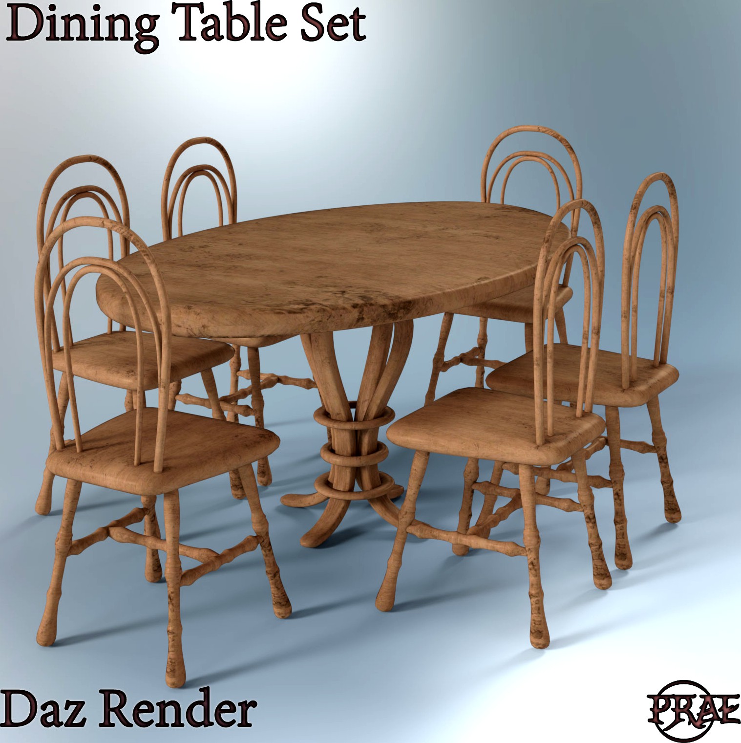 Prae-Dining Table Set EXTENDED LICENCE
