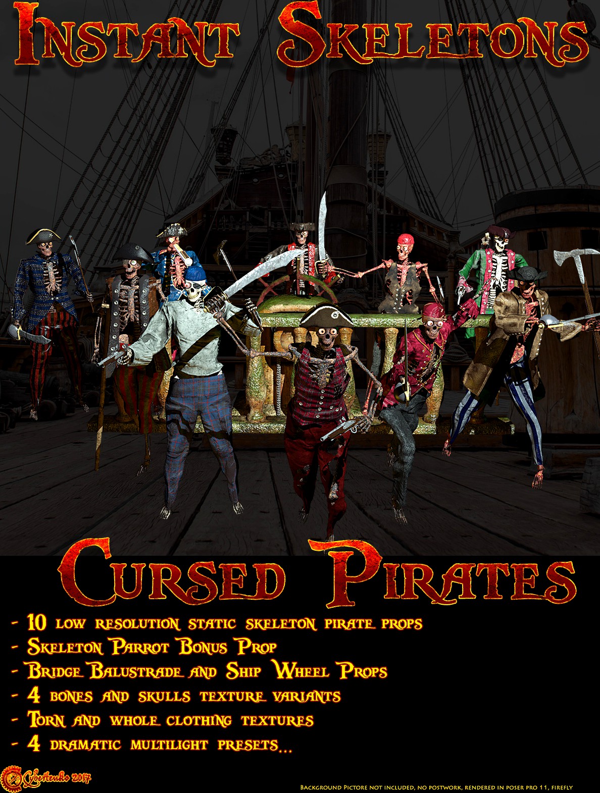 Instant Skeletons: Cursed Pirates