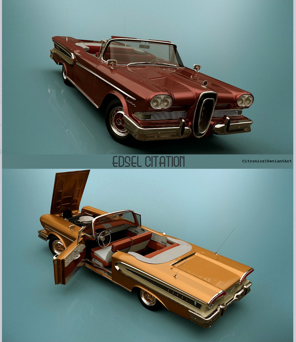 EDSEL 1958 CONVERTIBLE - Extended License