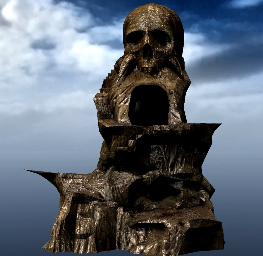 Skull Rock Mountain obj format - Extended License