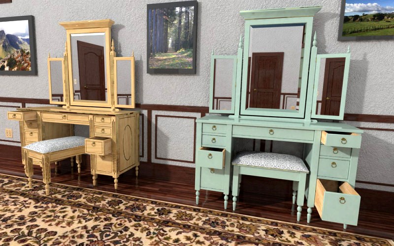 Furniture Set Two, Dressing Table