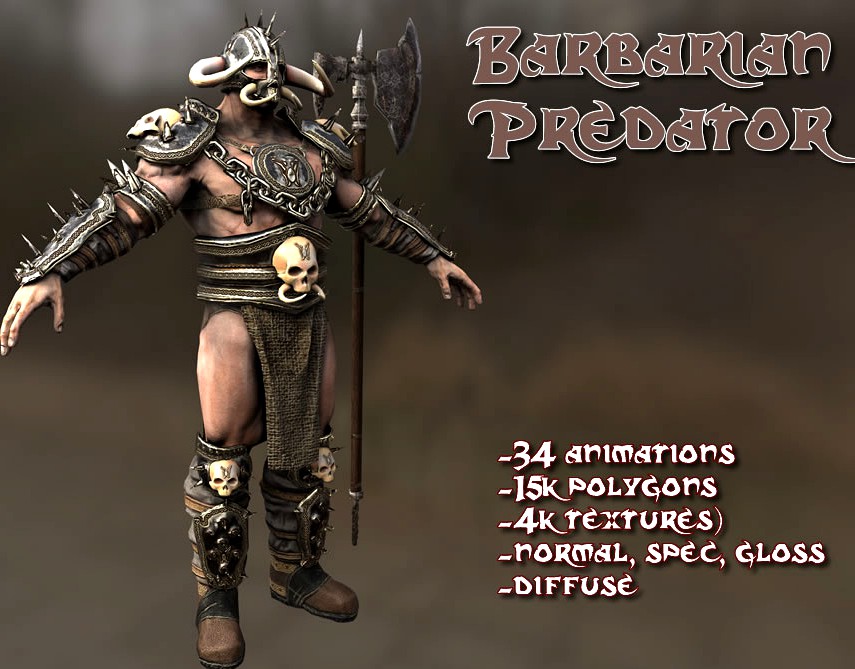 Barbarian Predator - Extended License