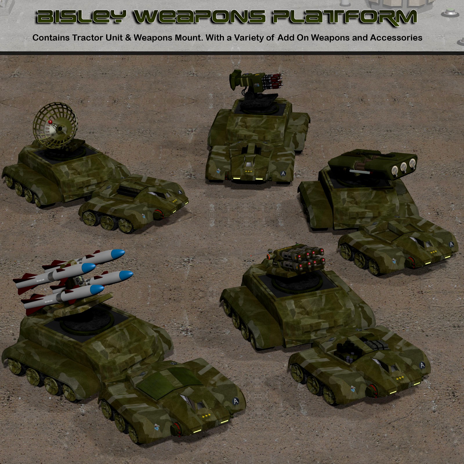 Sci-Fi Bisley Weapons Platform