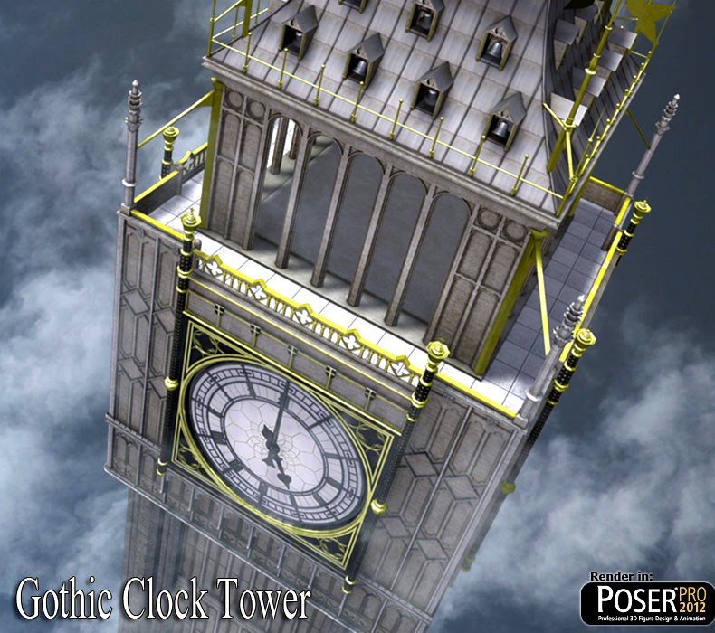 Gothic Clock Tower