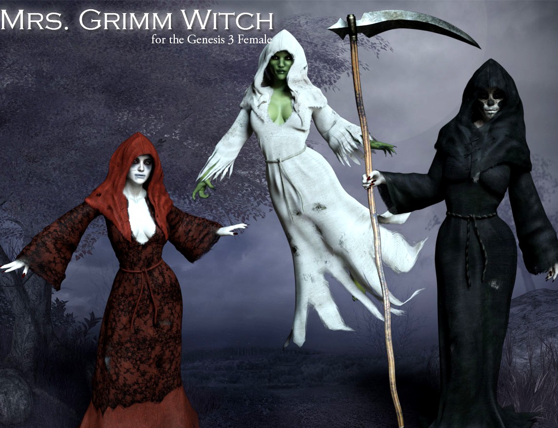 Mrs. Grimm Witch for G3F