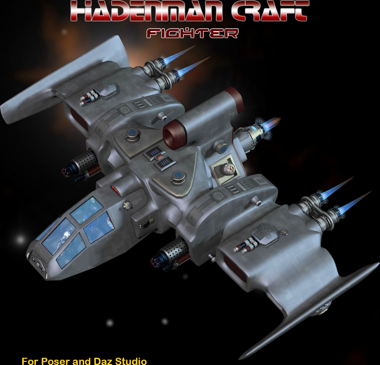 Sci-Fi Craft Hadenman Fighter