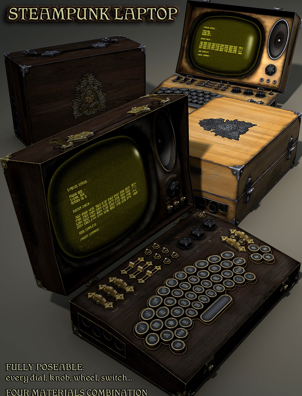 Steampunk Laptop