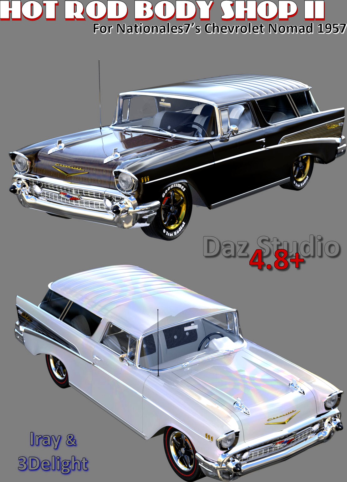 Hot Rod Body Shop Series 2 for Nationale7 Chevrolet Nomad