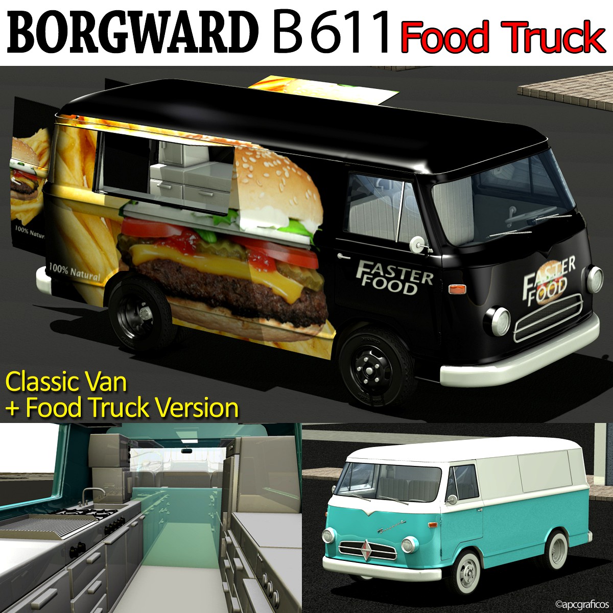Borgward B 611 Food Truck
