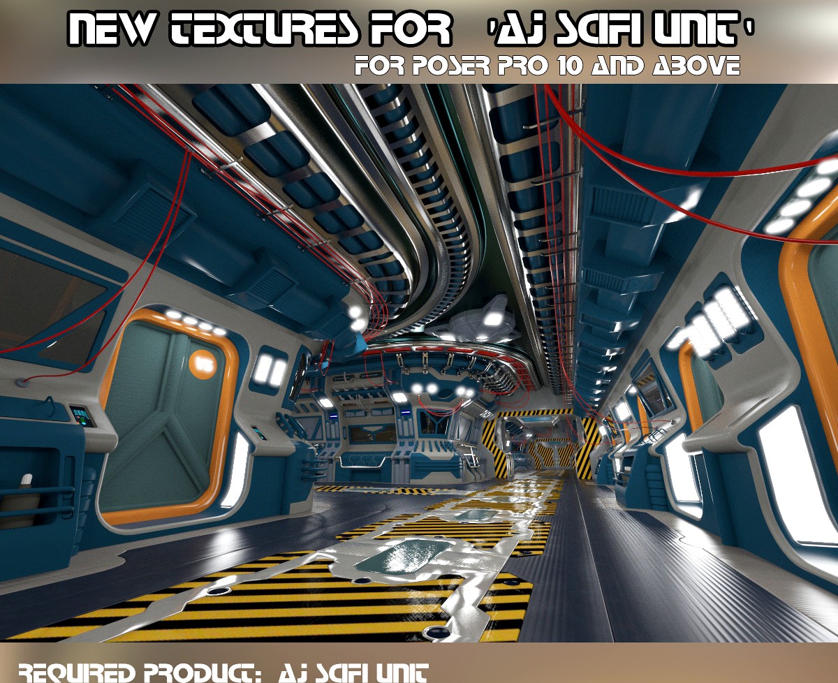 New Textures For AJ SciFi Unit