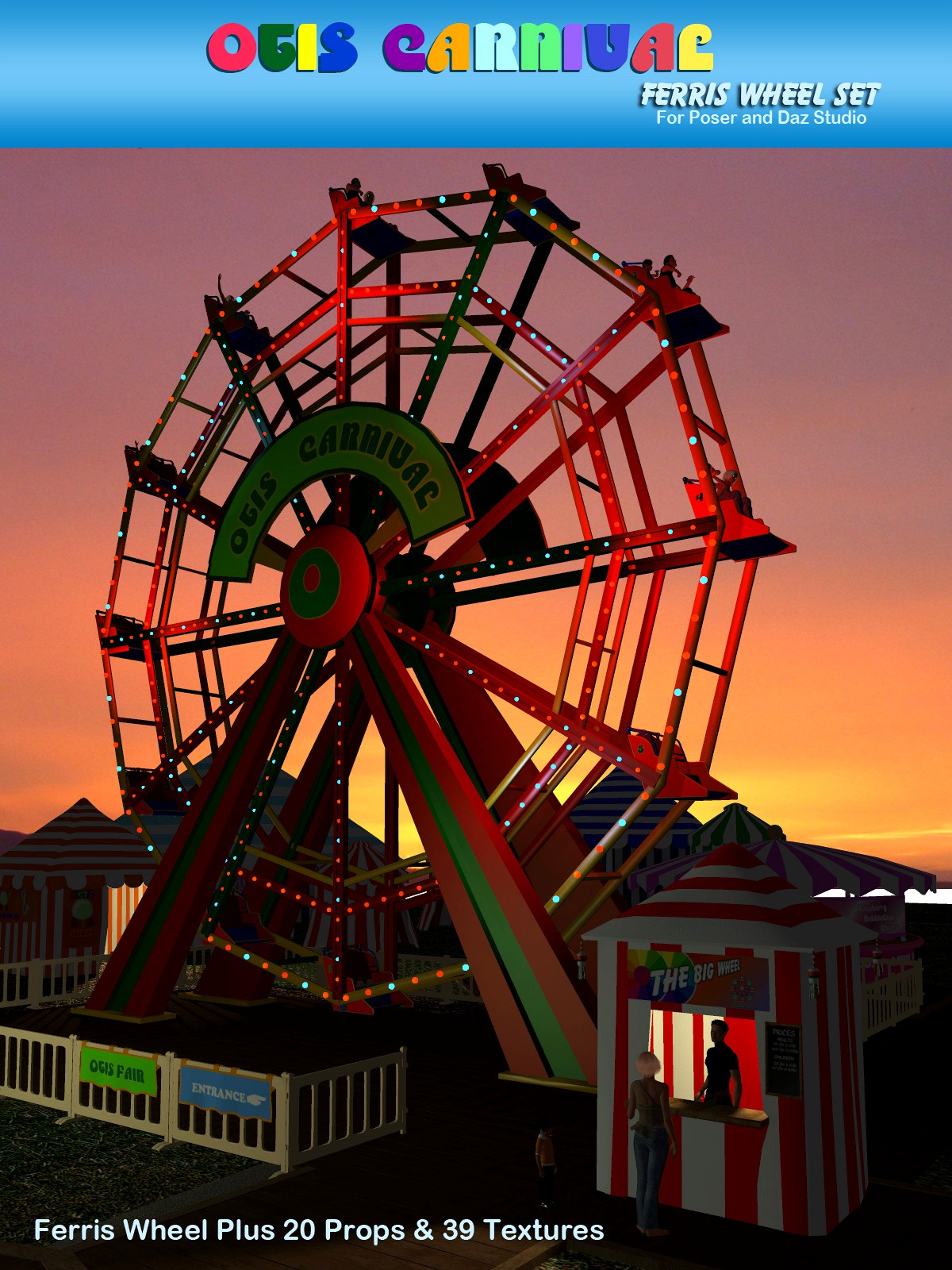 Otis Carnival Fun Fair Ferris Wheel