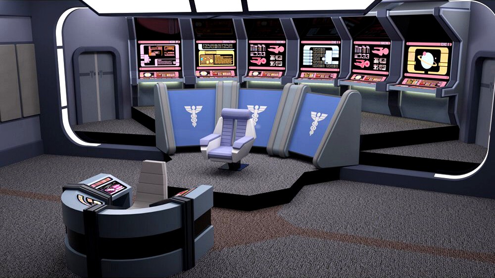 Starship Bridge 12 (for DAZ Studio)