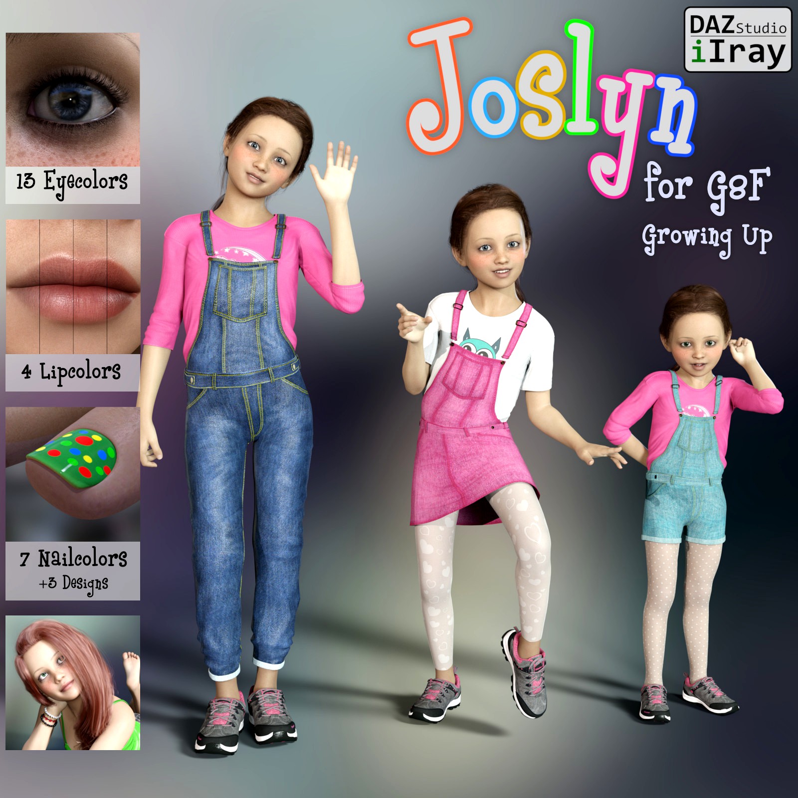 Joslyn for Genesis 8 Female Growing Up IRAY - G8F