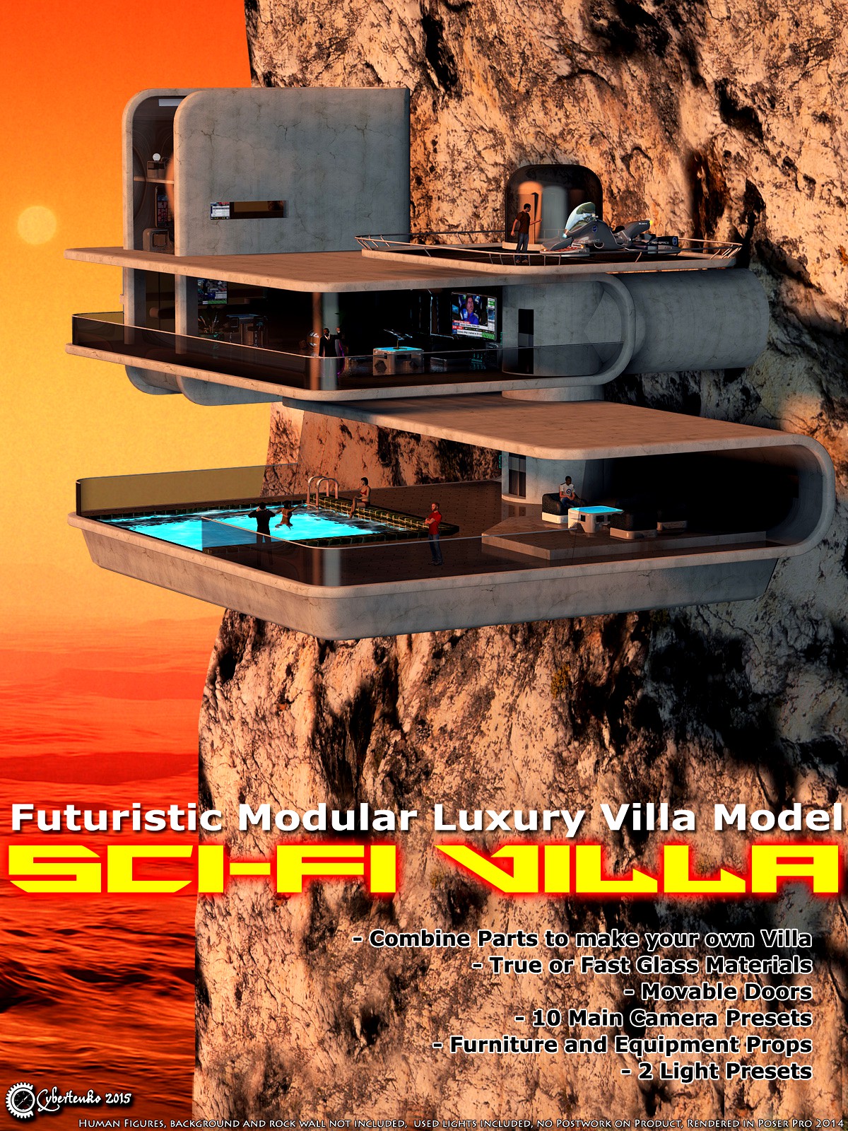 Sci-Fi Villa - Extended License