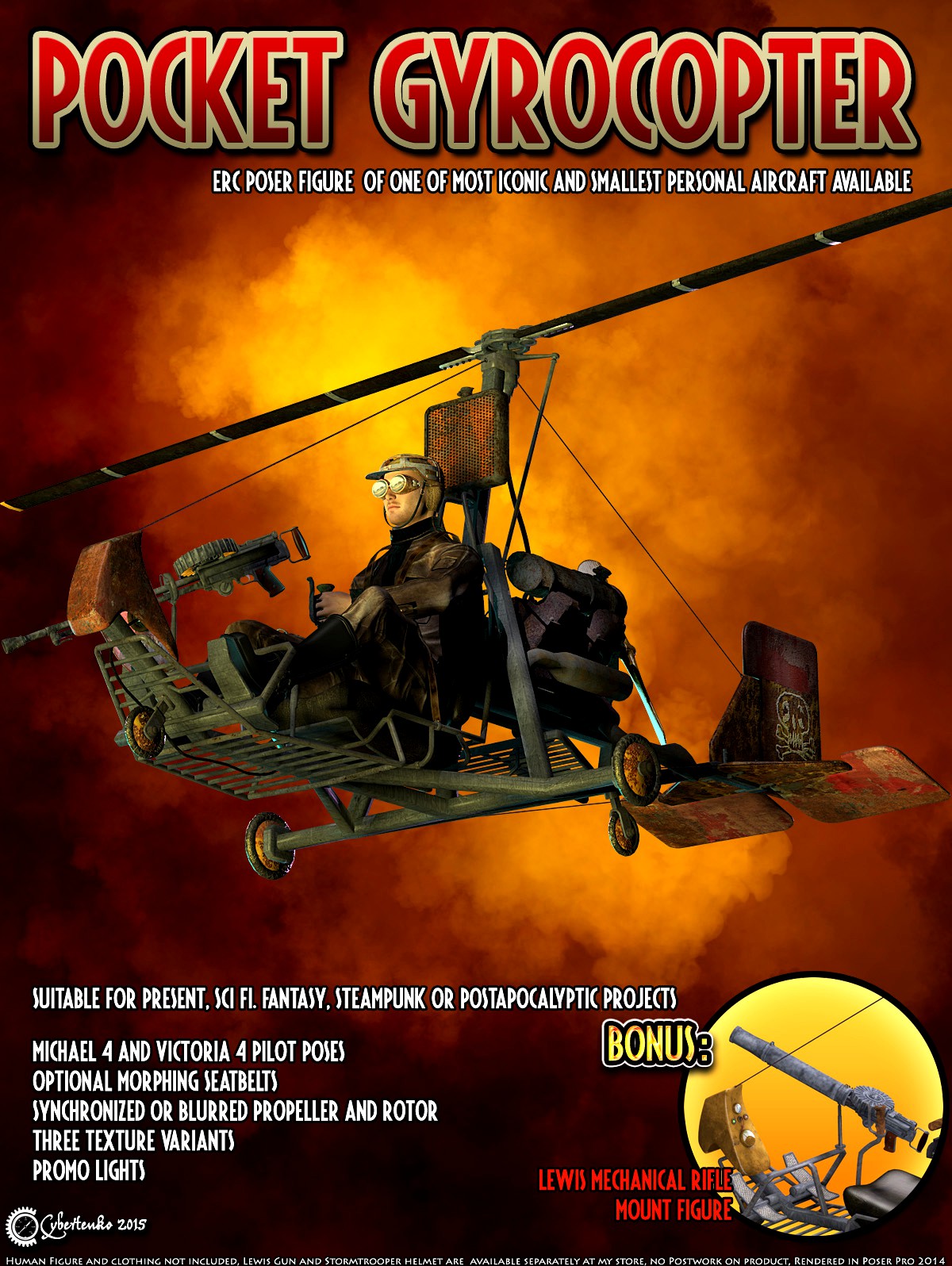 Pocket Gyrocopter - Extended License