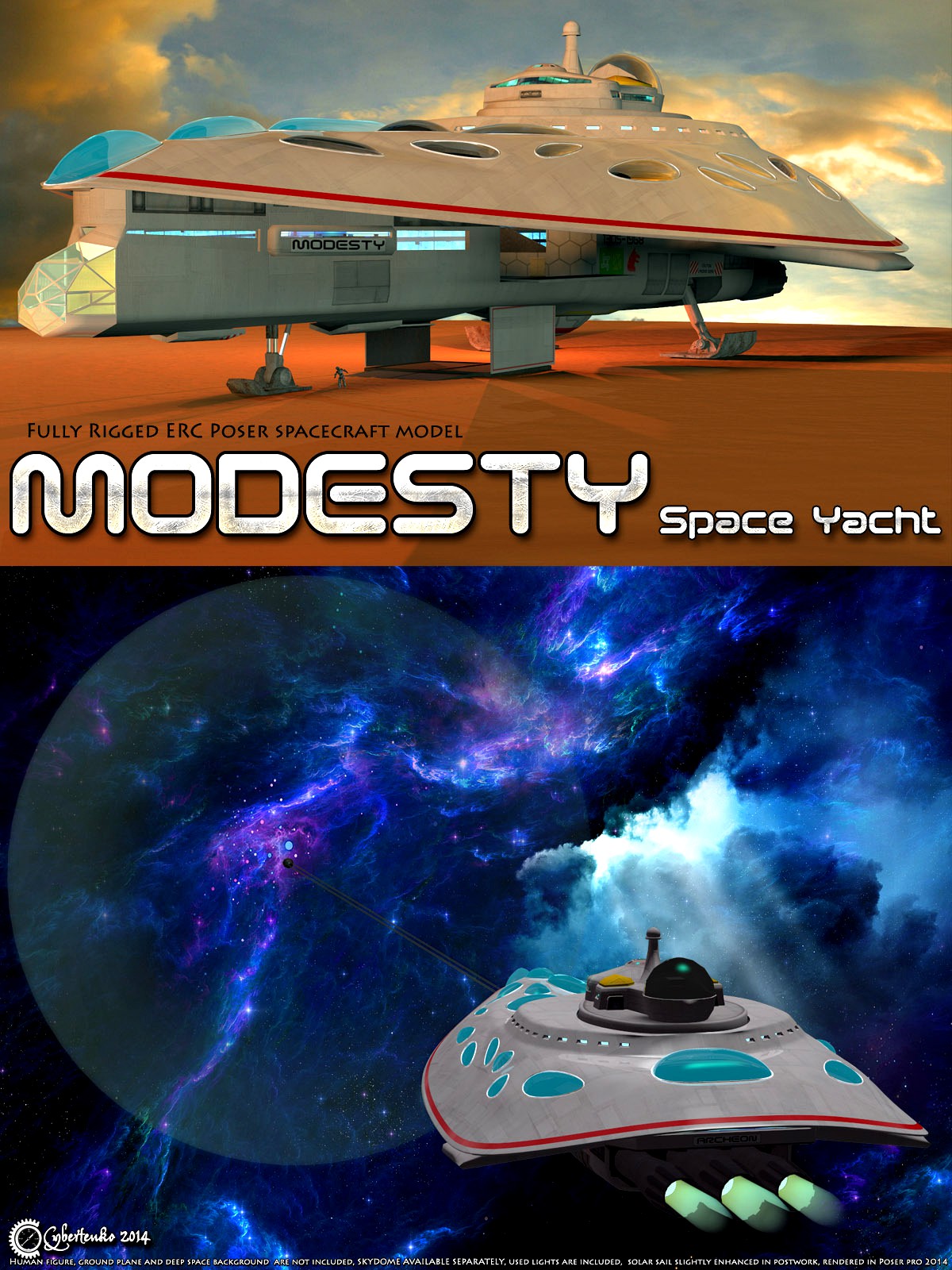 Modesty - Space Yacht - Extended License