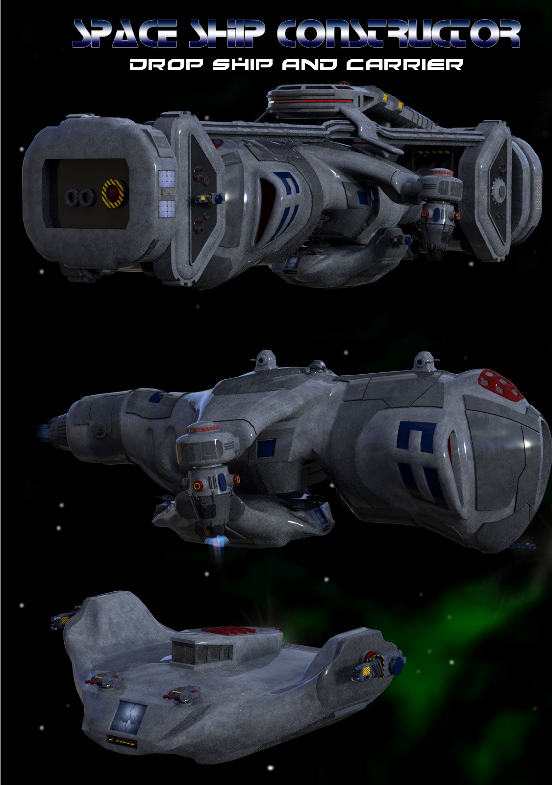 Space Ship Constructor Drop Ship