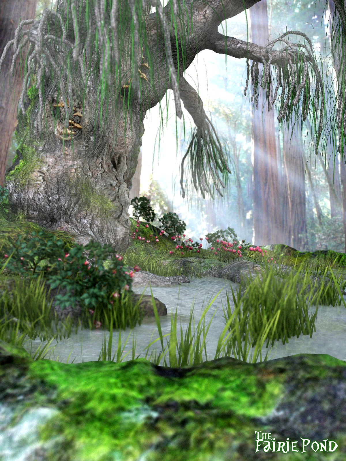 Fairie Pond Set (Poser, Obj & DS) - Extended License