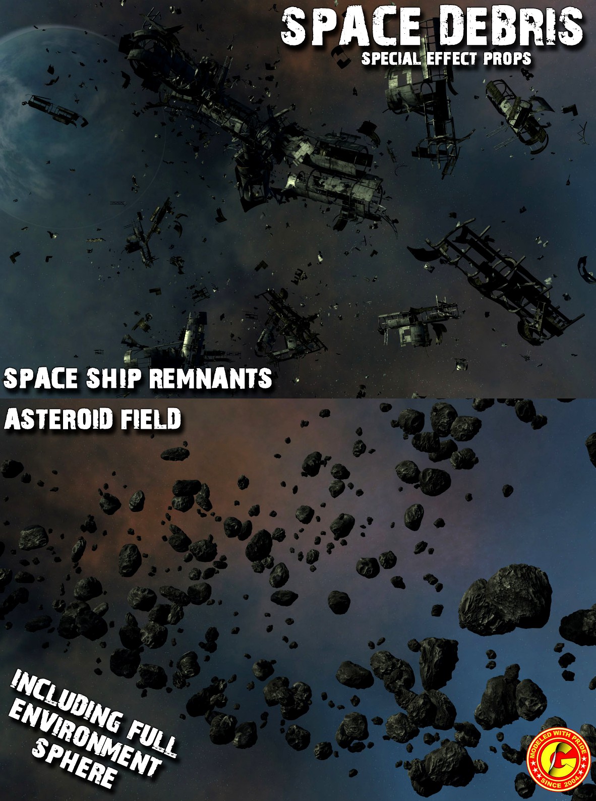 Space Debris_Set of Props