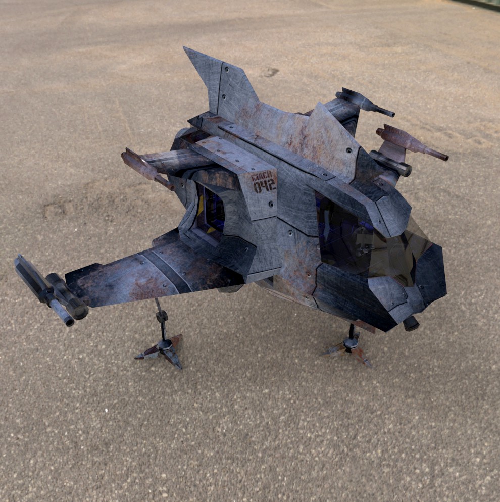 Hawk MACH Shuttle (for Poser)