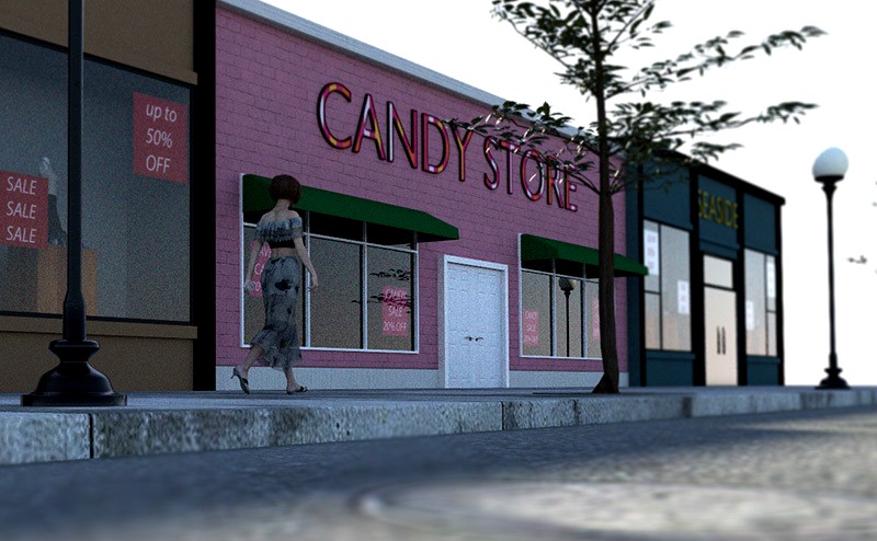 Candy Store Exterior