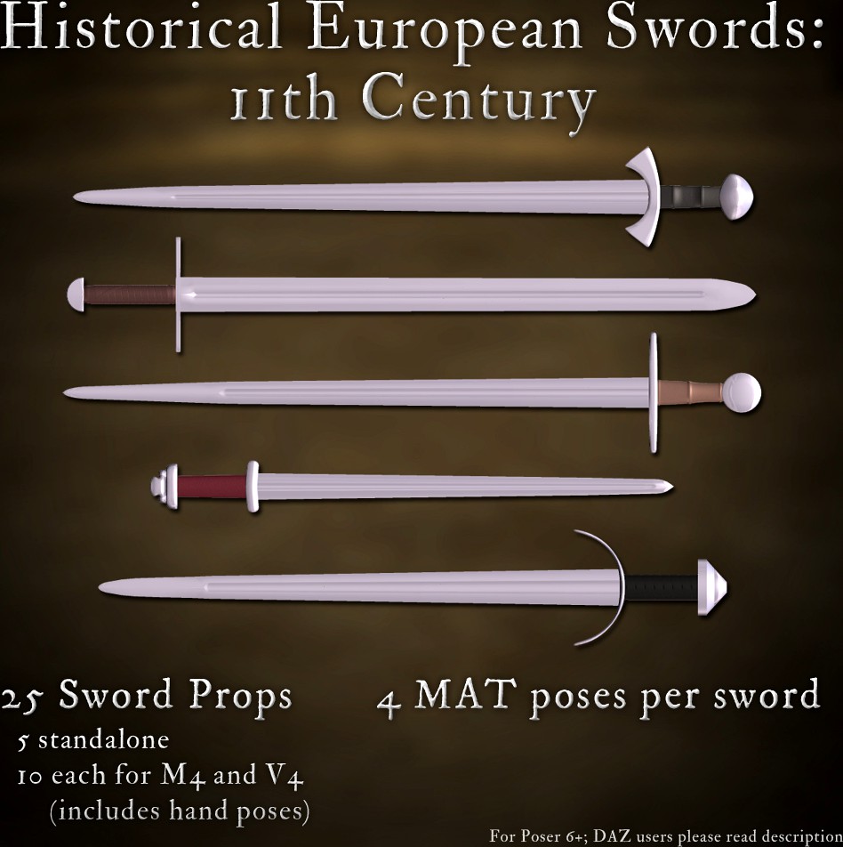 Historical European Swords: 11th Century - Extended License
