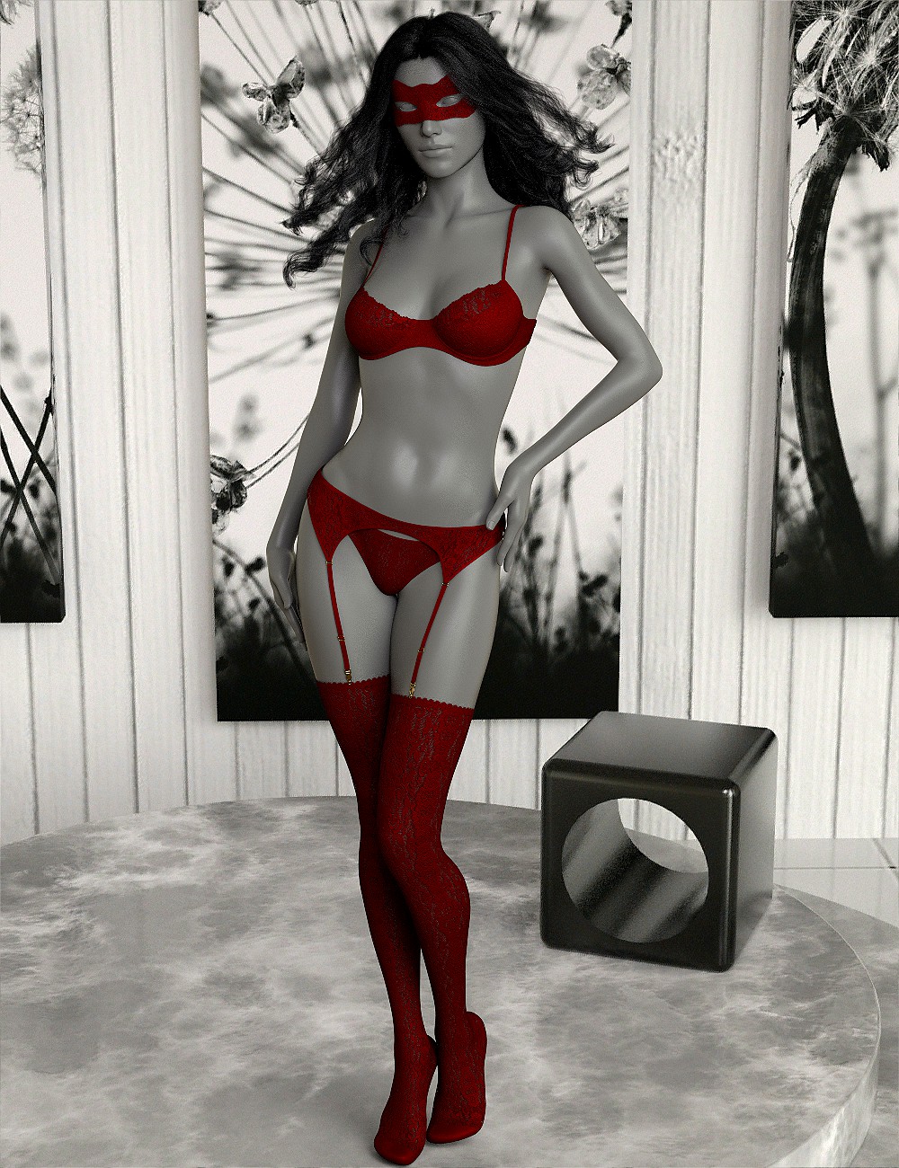 InStyle - Basic Lingerie Set for Genesis 8 Females