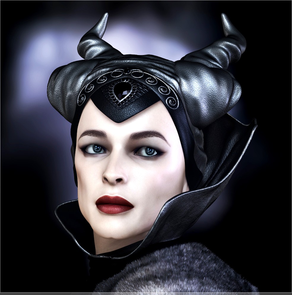 GCD - Fantasy Queen Head and Neck Pieces for V4