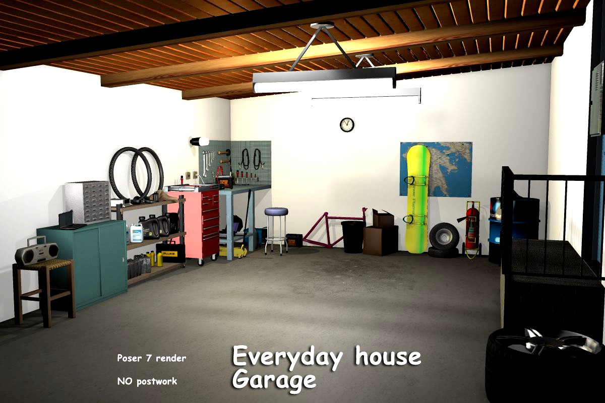Everyday house - Garage - Extended License
