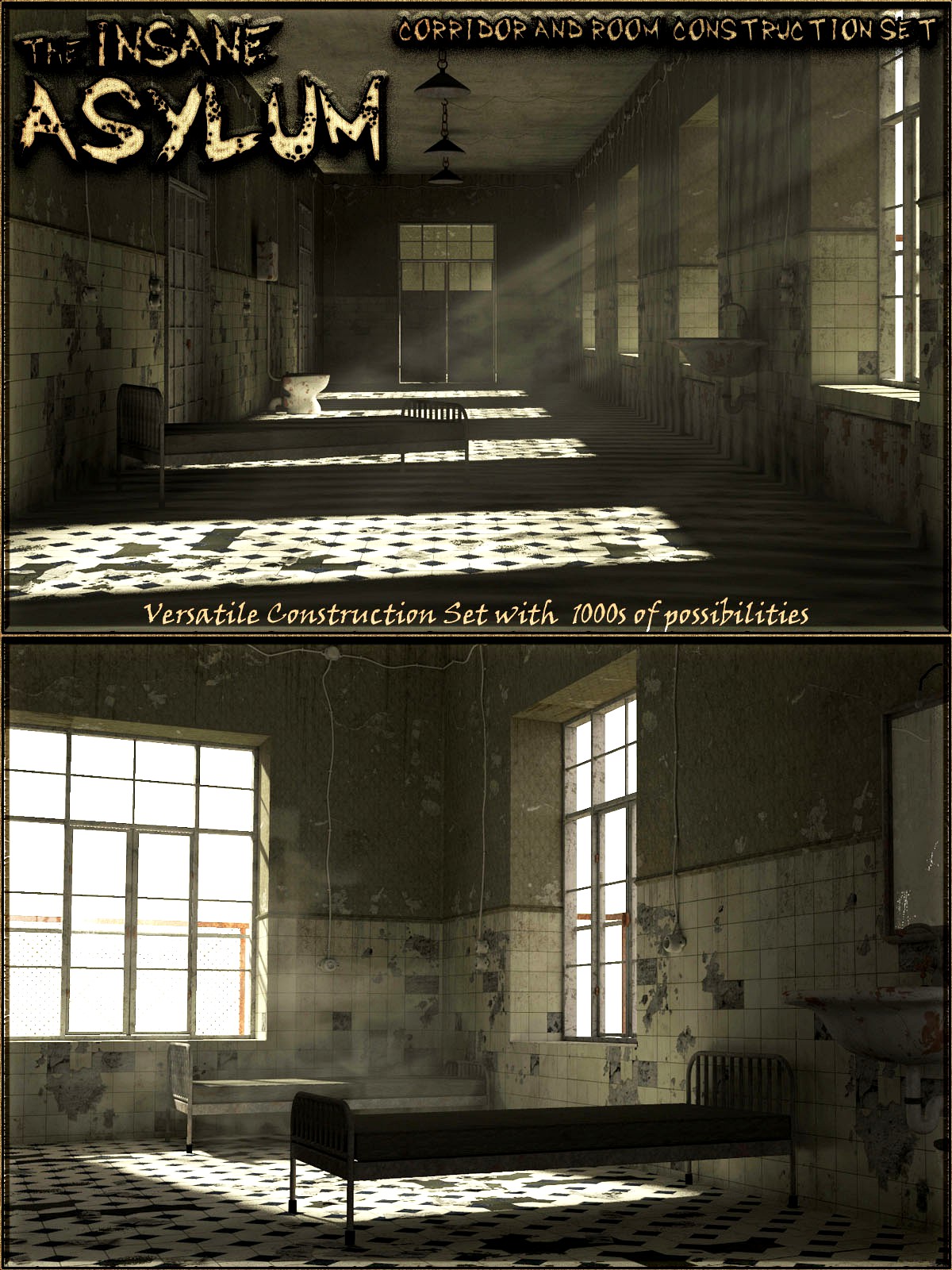 Insane Asylum 1: Corridor/Room Construction Set