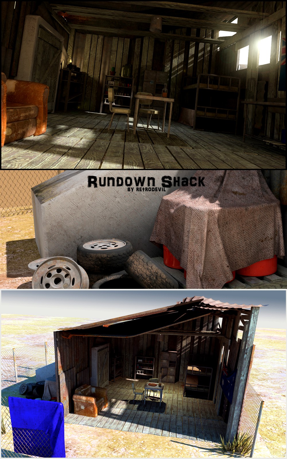 Rundown Shack - Extended License