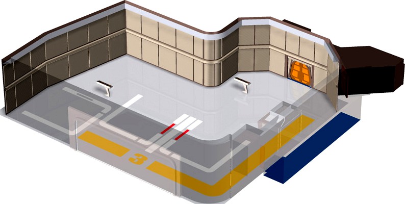 Shuttle Bay 3 (for Poser)