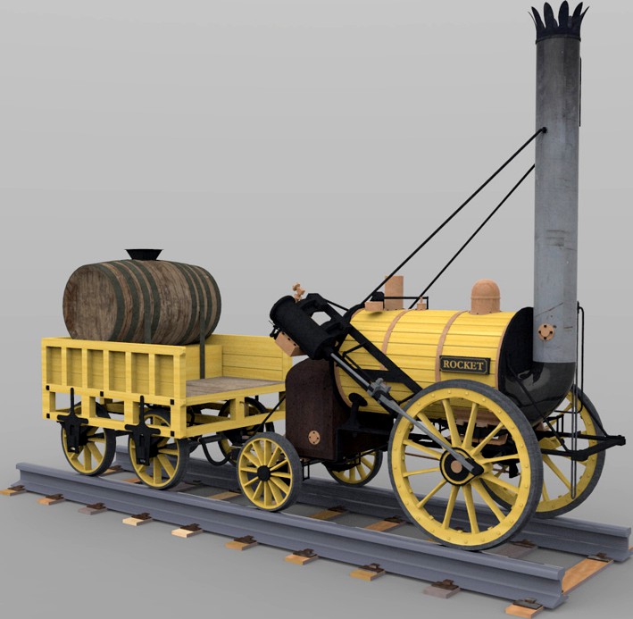 Rocket Train (Poser)