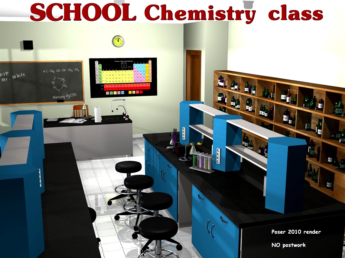School Chemistry class