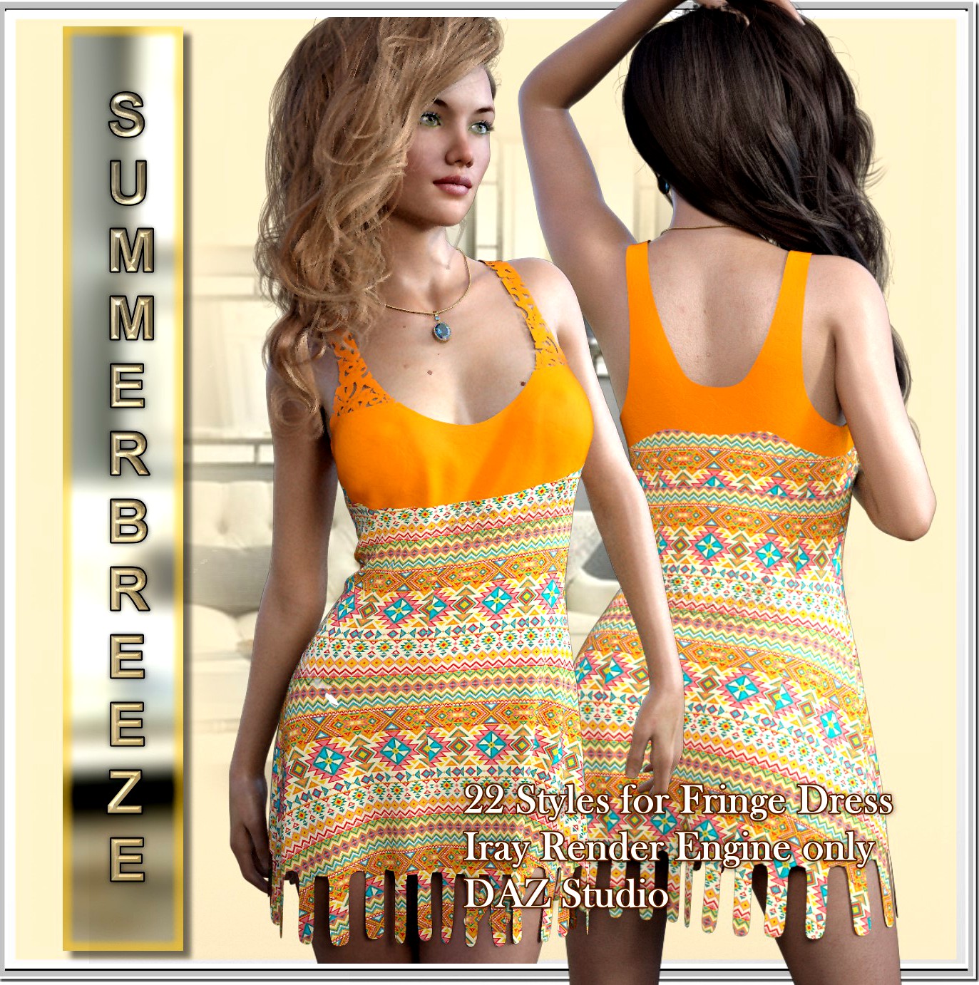 Summerbreeze - for dfporce Fringe Dress