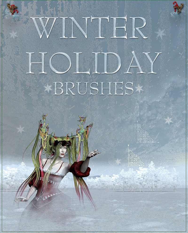 doarte's WINTER HOLIDAYS Brushes