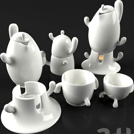 Cactus Teapot Set, Набор для чаепития, PO: Selected